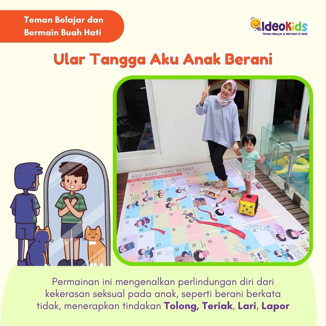 Ular Tangga Aku Anak Berani Ukuran XL - Bahasa Inggris
