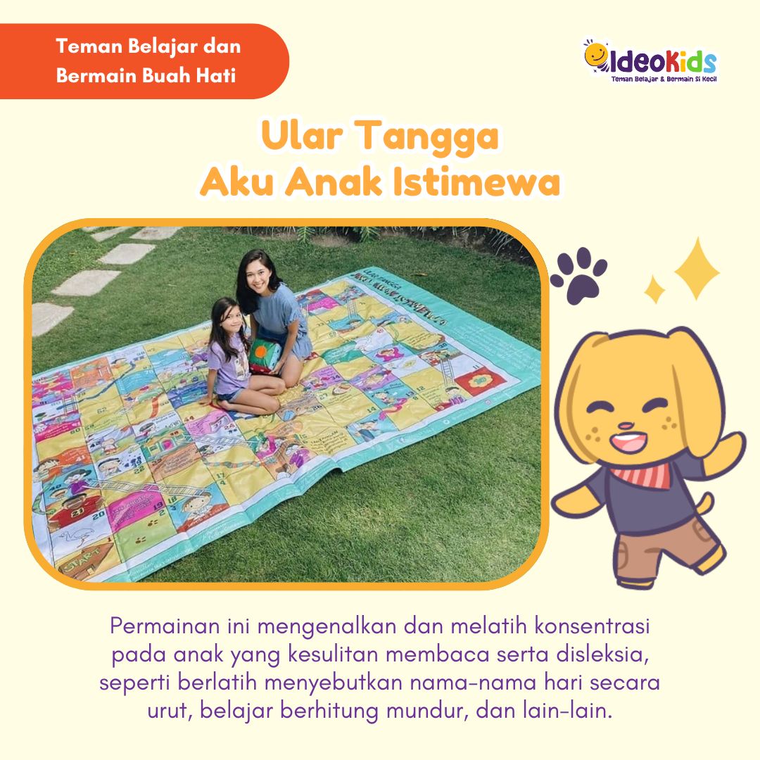 Ular Tangga Aku Anak Istimewa Ukuran XL - Bahasa Inggris