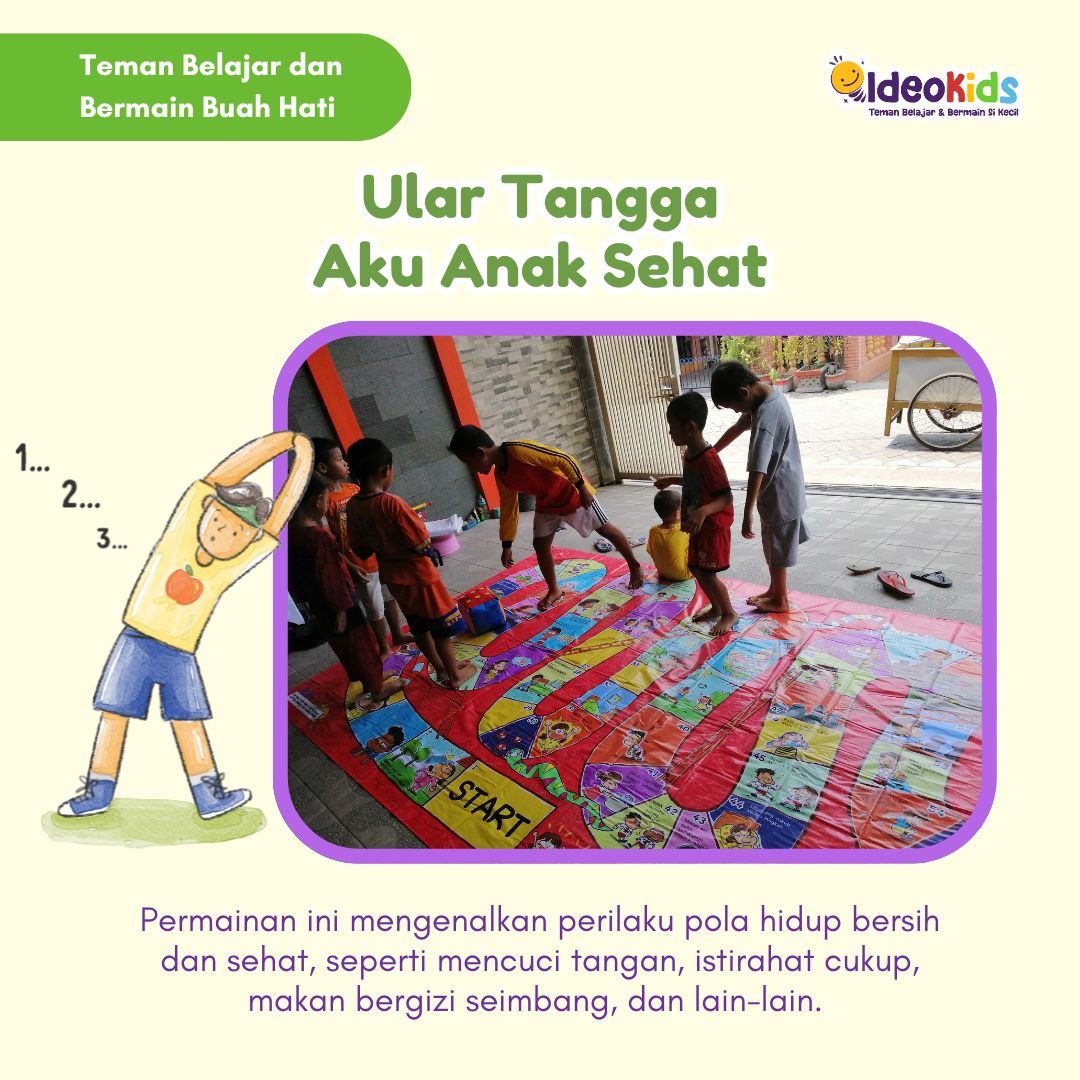 Ular Tangga Aku Anak Sehat Ukuran XL - Bahasa Inggris